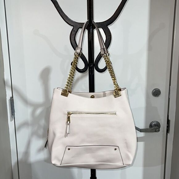 NWT INC International Concepts Tripii Chain Tote Off White/Cream - Picture 2 of 11